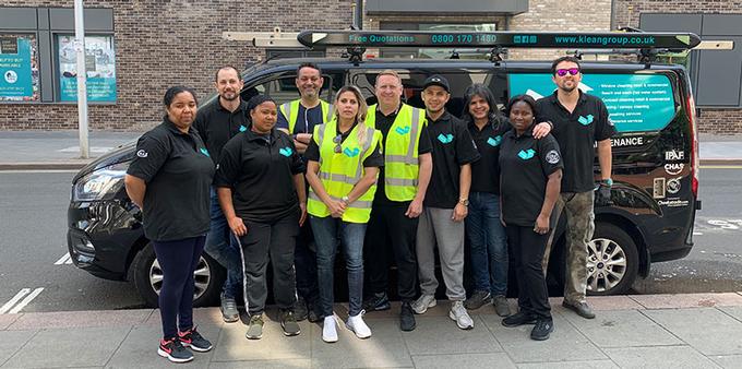 Our Cleaning Services Team in London at KUSS